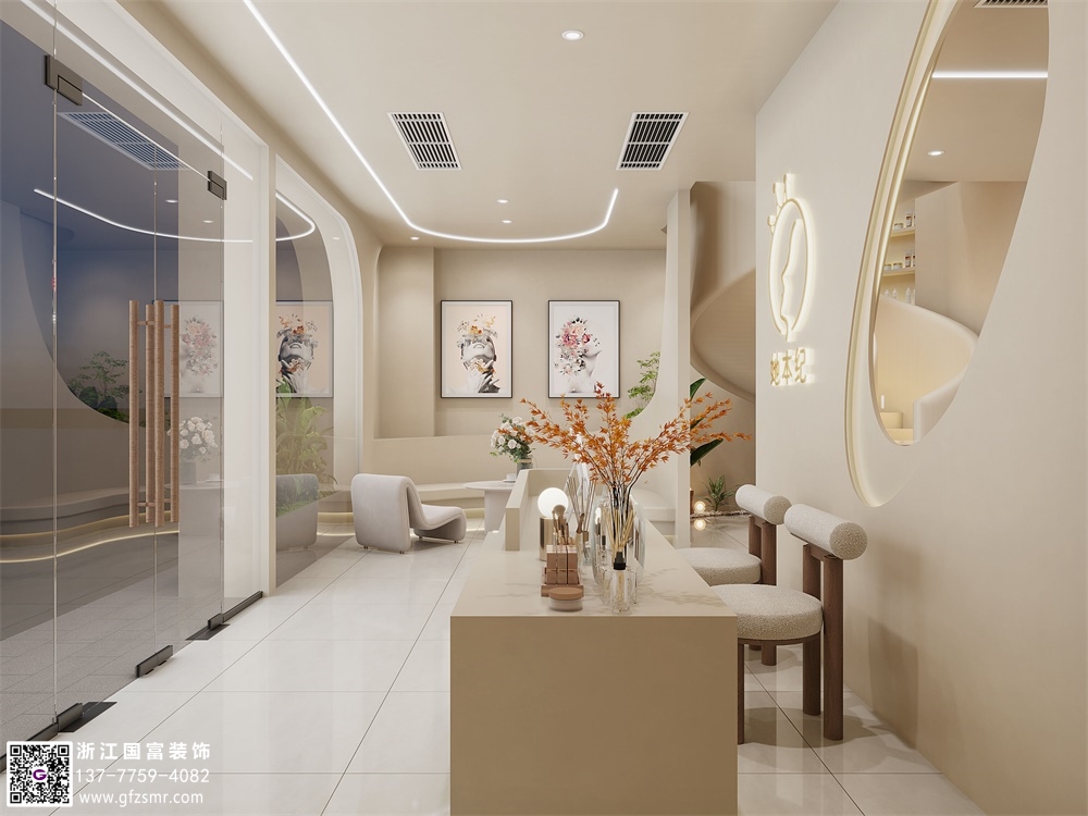 宅寂風(fēng)美容院裝修設(shè)計(jì)要點(diǎn)介紹？